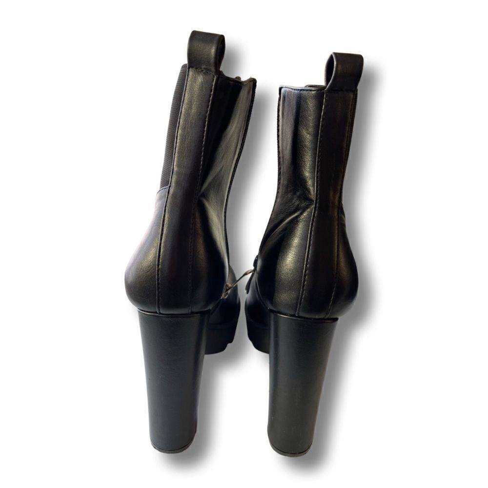 X2B Block Heel Zip Chelsea Boot - Picture 8 of 13